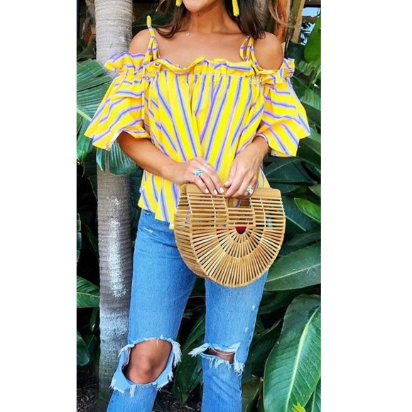 Chicwish Cold Shoulder Top - Picture 3 of 16